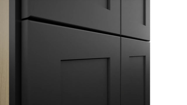 Fabuwood Galaxy Pitch Black TP241284 Tall Pantry Cabinet, Detail View