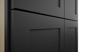 Fabuwood Galaxy Pitch Black TP301284 Tall Pantry Cabinet, Detail View