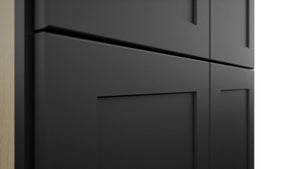 Fabuwood Galaxy Pitch Black TP301293 Tall Pantry Cabinet, Detail View