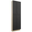 Fabuwood Galaxy Pitch Black TP301296 Tall Pantry Cabinet, Front View