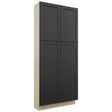 Fabuwood Galaxy Pitch Black TP361284 Tall Pantry Cabinet, Front View