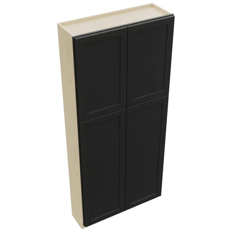 Fabuwood Galaxy Pitch Black TP361284 Tall Pantry Cabinet, Top View
