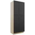 Fabuwood Galaxy Pitch Black TP362493 Tall Pantry Cabinet, Front View