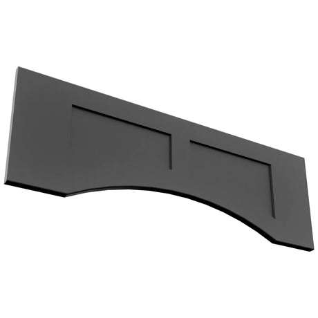 Fabuwood Galaxy Pitch Black VARP36 Wall Valance, Top View