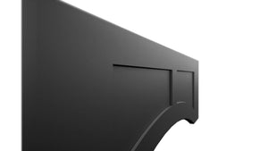 Fabuwood Galaxy Pitch Black VARP42 Wall Valance, Detail View