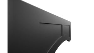 Fabuwood Galaxy Pitch Black VARP48 Wall Valance, Detail View
