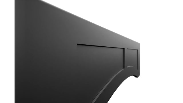 Fabuwood Galaxy Pitch Black VARP54 Wall Valance, Detail View