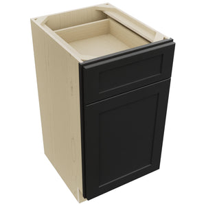 Fabuwood Galaxy Pitch Black VB18-34 Vanity Base Standard Cabinet, Top View