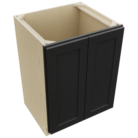 Fabuwood Galaxy Pitch Black VB24FD Vanity Base Full Height Cabinet, Top View