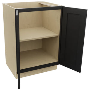 Fabuwood Galaxy Pitch Black VB24FD Vanity Base Full Height Cabinet, Open View
