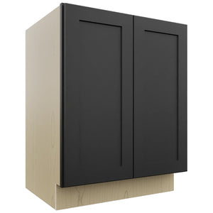 Fabuwood Galaxy Pitch Black VB27FD Vanity Base Full Height Cabinet, Front View