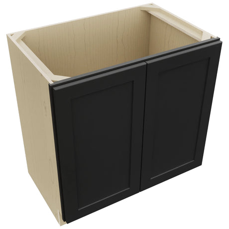 Fabuwood Galaxy Pitch Black VB33FD Vanity Base Standard Cabinet, Top View
