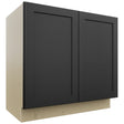 Fabuwood Galaxy Pitch Black VB36FD Vanity Base Full Height Cabinet, Front View