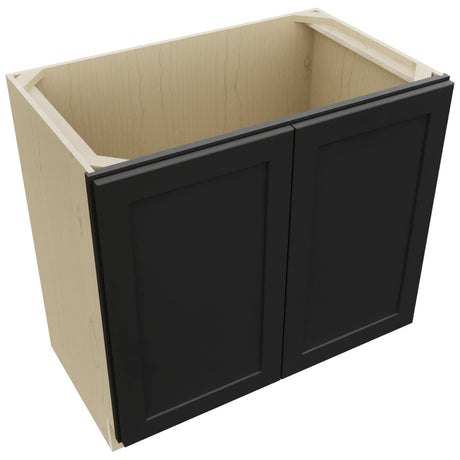 Fabuwood Galaxy Pitch Black VB36FD Vanity Base Full Height Cabinet, Top View