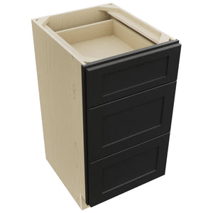 Fabuwood Galaxy Pitch Black VDB18-34 Vanity Drawer Cabinet, Top View