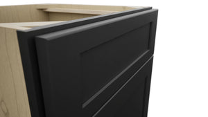 Fabuwood Galaxy Pitch Black VSB21-34 Vanity Sink Cabinet, Detail View