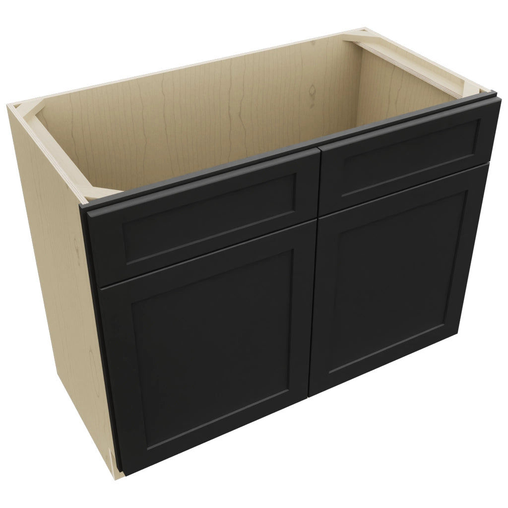 Fabuwood Galaxy Pitch Black VSB42-34 Vanity Sink Cabinet, Top View