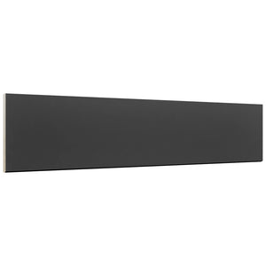Fabuwood Galaxy Pitch Black VST96 Wall Valance, Front View