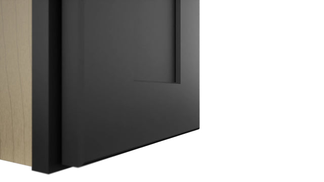 Fabuwood Galaxy Pitch Black W0930 Wall Standard Cabinet, Detail View
