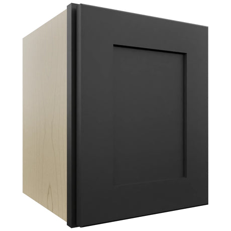 Fabuwood Galaxy Pitch Black W1215 Wall Standard Cabinet, Front View