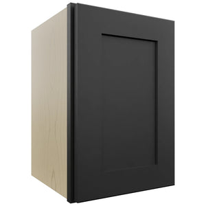 Fabuwood Galaxy Pitch Black W1218 Wall Standard Cabinet, Front View