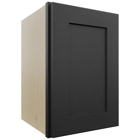 Fabuwood Galaxy Pitch Black W1218 Wall Standard Cabinet, Front View