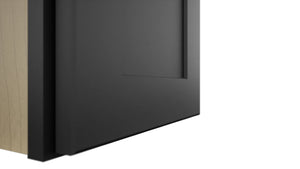 Fabuwood Galaxy Pitch Black W1218 Wall Standard Cabinet, Detail View