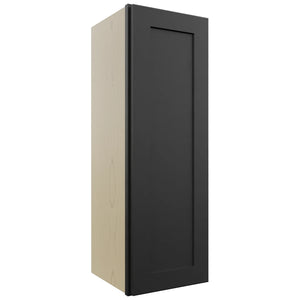 Fabuwood Galaxy Pitch Black W1236 Wall Standard Cabinet, Front View
