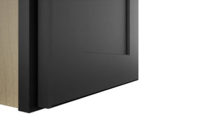 Fabuwood Galaxy Pitch Black W1242 Wall Standard Cabinet, Detail View