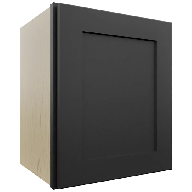 Fabuwood Galaxy Pitch Black W1518 Wall Standard Cabinet, Front View