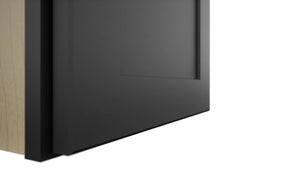 Fabuwood Galaxy Pitch Black W1536 Wall Standard Cabinet, Detail View