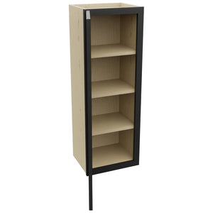 Fabuwood Galaxy Pitch Black W1542 Wall Standard Cabinet, Open View