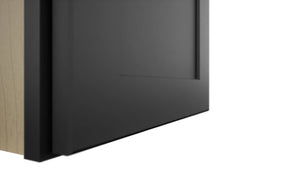 Fabuwood Galaxy Pitch Black W1542 Wall Standard Cabinet, Detail View