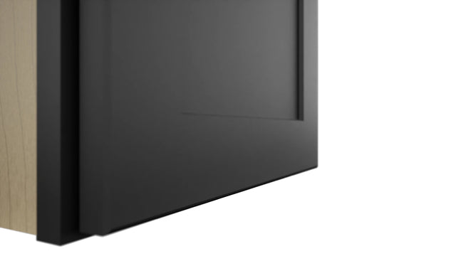 Fabuwood Galaxy Pitch Black W1542 Wall Standard Cabinet, Detail View