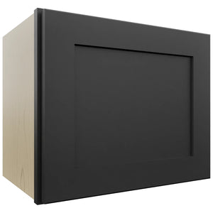 Fabuwood Galaxy Pitch Black W1815 Wall Standard Cabinet, Front View