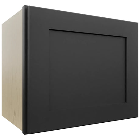 Fabuwood Galaxy Pitch Black W1815 Wall Standard Cabinet, Front View