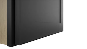 Fabuwood Galaxy Pitch Black W1815 Wall Standard Cabinet, Detail View