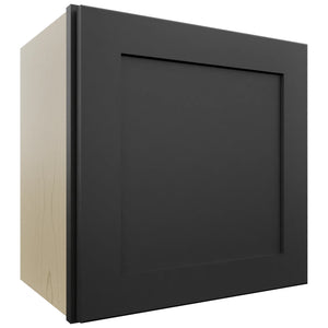 Fabuwood Galaxy Pitch Black W1818 Wall Standard Cabinet, Front View