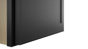 Fabuwood Galaxy Pitch Black W1818 Wall Standard Cabinet, Detail View