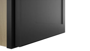 Fabuwood Galaxy Pitch Black W1839 Wall Standard Cabinet, Detail View