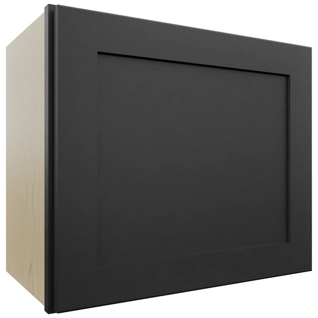 Fabuwood Galaxy Pitch Black W2118 Wall Standard Cabinet, Front View