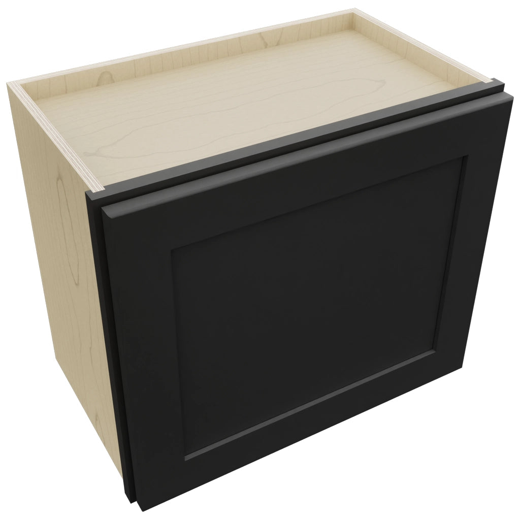 Fabuwood Galaxy Pitch Black W2118 Wall Standard Cabinet, Top View
