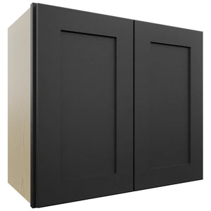Fabuwood Galaxy Pitch Black W2421 Wall Standard Cabinet, Front View