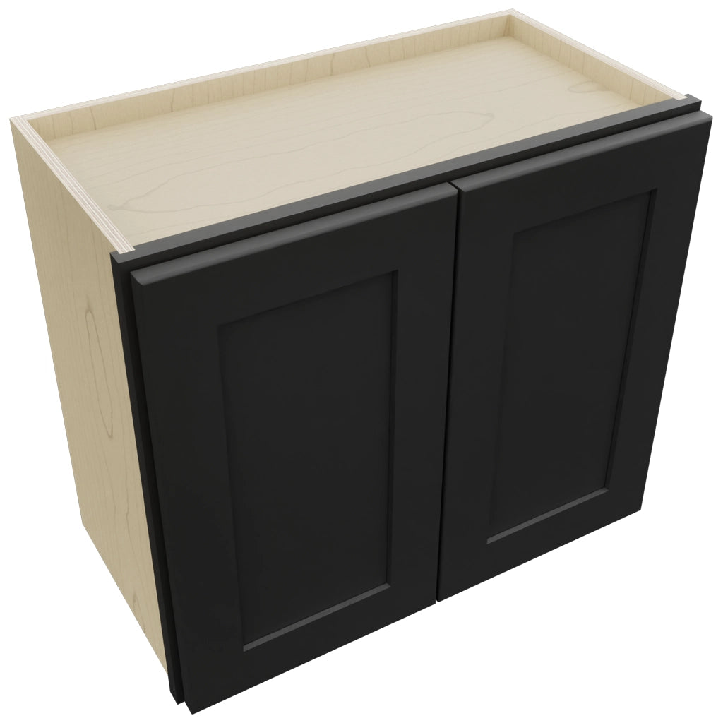 Fabuwood Galaxy Pitch Black W2421 Wall Standard Cabinet, Top View