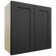 Fabuwood Galaxy Pitch Black W2424 Wall Standard Cabinet, Front View