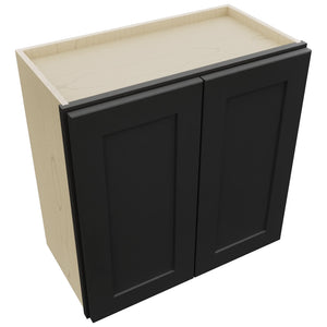 Fabuwood Galaxy Pitch Black W2424 Wall Standard Cabinet, Top View