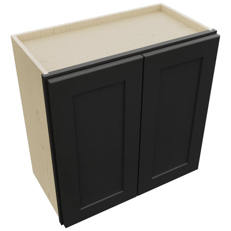 Fabuwood Galaxy Pitch Black W2424 Wall Standard Cabinet, Top View