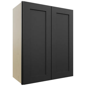 Fabuwood Galaxy Pitch Black W2430 Wall Standard Cabinet, Front View
