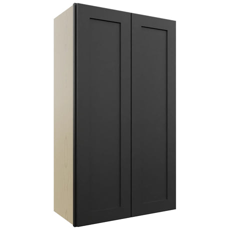 Fabuwood Galaxy Pitch Black W2442 Wall Standard Cabinet, Front View