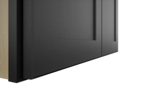Fabuwood Galaxy Pitch Black W2718 Wall Standard Cabinet, Detail View